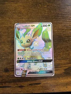 Pokemon Leafeon GX Hidden Fates Shiny Vault SV46/SV94 SM Shiny Holo *MINT* - Image 3