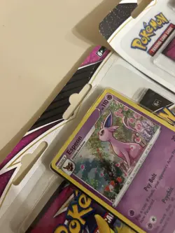 Pokemon TCG Fusion Strike 3-Pack Blister (Espeon Promo) Set of 3 - Image 2