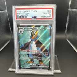 2025 Pokemon Phantasmal Flames Empoleon #114 Ultra Rare EN Graded PSA 10 - Image 5