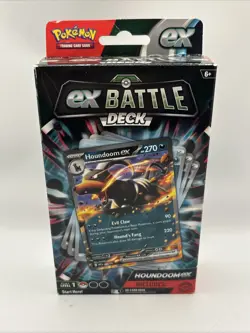 Pokemon ex Battle Deck HOUNDOOM EX Factory Sealed Box Ready To Play Deck!!! - Image 1