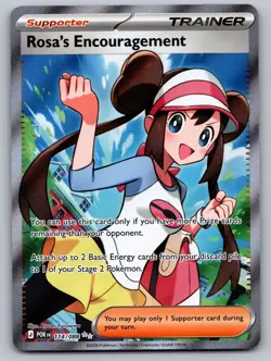 Rosa's Encouragement 114/088 Ultra Rare Perfect Order Pokemon Near Mint - Image 1