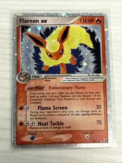 Pokemon TCG Flareon ex EX Delta Species Ultra Rare #108/113 - Image 1