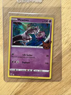 Mewtwo 056/172 Trick Or Trade Halloween Holo Rare Promo Pokemon TCG 2022 NM - Image 1