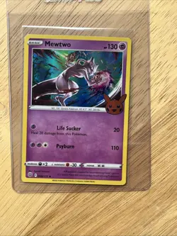 Mewtwo 056/172 Trick Or Trade Halloween Holo Rare Promo Pokemon TCG 2022 NM - Image 2