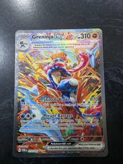 Pokemon 2024 Twilight Masquerade Greninja ex Special Illustration Rare 214/167 - Image 1