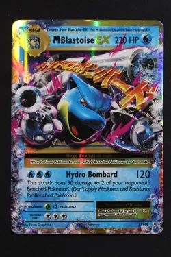 Pokemon M Blastoise EX EX Rare NM - Evolutions 22/108 - Image 1