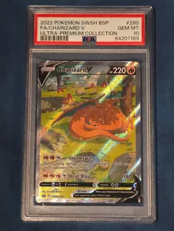 Pokemon Charizard UPC Set PSA 10 Promo V, VMAX, VSTAR SWSH260, 261, 262 bundle - Image 3