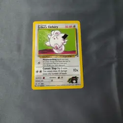 MP Unlimited Erika's Clefairy 25/132 Rare Gym Heroes Pokemon - Image 1