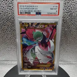 Pokemon Gardevoir EX #116 Steam Siege Holo Secret Rare Full Art PSA 8 2016 TCG - Image 1