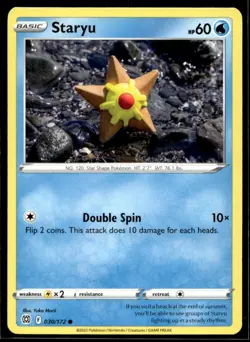 Staryu SWSH09: Brilliant Stars 030/172 LP Pokemon TCG | Buy 1 Get 2 Free - Image 1