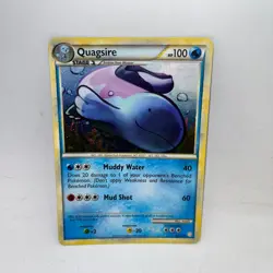 Quagsire 9/123 Holo Rare HeartGold & SoulSilver Pokemon Holo Lightly Played - Image 1