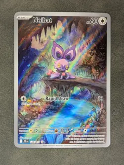 Noibat 169/159 Pokemon TCG Illustration Rare SV09: Journey Together NM - Image 1