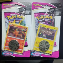 Pokemon TCG Fusion Strike Checklane Blister Pack Set - Blitzle & Tepig Sealed - Image 1