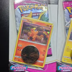 Pokemon TCG Fusion Strike Checklane Blister Pack Set - Blitzle & Tepig Sealed - Image 2