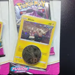 Pokemon TCG Fusion Strike Checklane Blister Pack Set - Blitzle & Tepig Sealed - Image 3