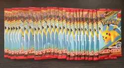 10 x Japanese Pokemon TCG Pikachu 020/M-P McDonald's Promo 2025 Sealed Pack - Image 1