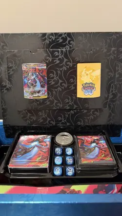 Pokemon Mega Charizard X EX UPC Box | NO PACKS with Sealed PROMOs & Contents - Image 2