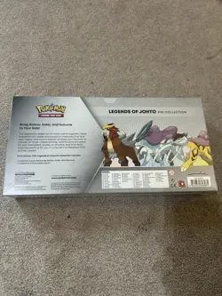 Pokemon TCG Legends of Johto Pin Collection Box Sealed GameStop Exclusive - Image 3