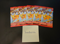 *SHIP NOW* Lot 5x Sealed McDonald's Promo Pikachu 020/M-P Pokemon Japanese Pack - Image 1