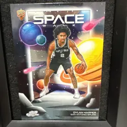 2025/26 Topps Cosmic Chrome Basketball Dylan Harper Space Walk RC SW-7 - Image 1