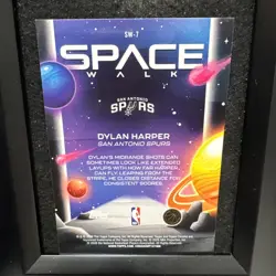2025/26 Topps Cosmic Chrome Basketball Dylan Harper Space Walk RC SW-7 - Image 2