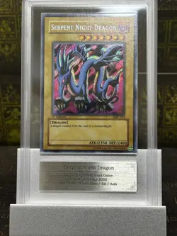 Yugioh Serpent Night Dragon Secret MRL-103 1st Edition ARS10 Certificate GEM MT - Image 3