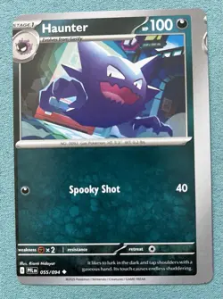 Pokemon TCG Haunter -Rare Miscut Error - Alignment Dots Front & Back - Image 1