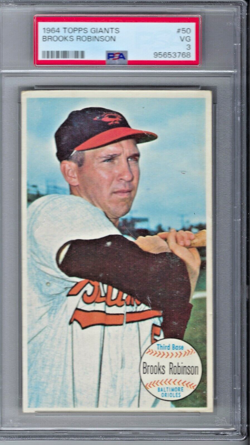 1964 Topps Giants #50 Brooks Robinson PSA VG 3 (JBC1214) - Image 1