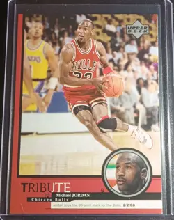 Michael Jordan 1999 Upper Deck Tribute to Michael Jordan Chicago Bulls #7 - Image 1