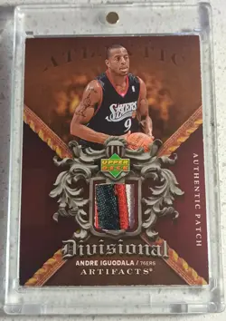 2007-08 Upper Deck Artifacts Divisional Red /29 Andre Iguodala #DA-AI Tri Colour - Image 1