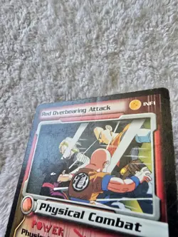 DBZ Dragon Ball Z Red Overbearing Attack INF1 CCG Limited Gameboy Promo HP-DMG - Image 2