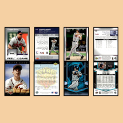 Chipper Jones Lot 41 Baseball Cards 2007 Ultra Feel the Game Atlanta Braves Set - Image 3