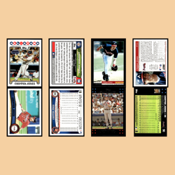 Chipper Jones Lot 41 Baseball Cards 2007 Ultra Feel the Game Atlanta Braves Set - Image 5