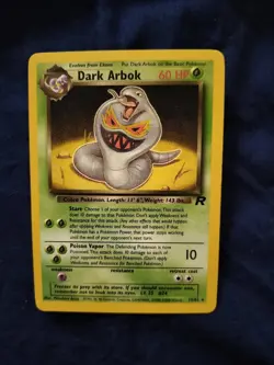 Dark Arbok 19/82 Team Rocket Non Holo Pokemon Card TCG LP - Image 1