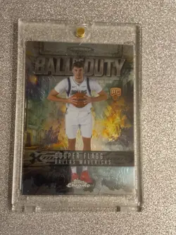 COOPER FLAGG RARE GOLD ROOKIE RC CHROME INVESTMENT CARD SP MAVERICKS ROY MINT - Image 2