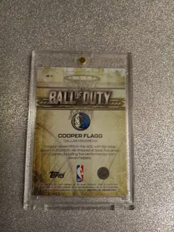 COOPER FLAGG RARE GOLD ROOKIE RC CHROME INVESTMENT CARD SP MAVERICKS ROY MINT - Image 4