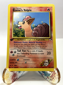 Blaine's Vulpix - 2000 Gym Heroes 1st Edition 65/132 NM/LP+ - Image 1