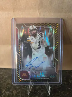Koi Perich 2025 Bowman U Chrome Auto 1st Black Gold Stealth Refractor /25 SSP - Image 1