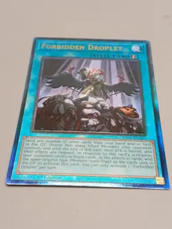 Yugioh Forbidden Droplet RA01-EN064 Ultra Rare 1st Ed NM - Image 1