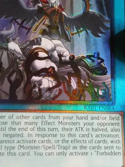 Yugioh Forbidden Droplet RA01-EN064 Ultra Rare 1st Ed NM - Image 4