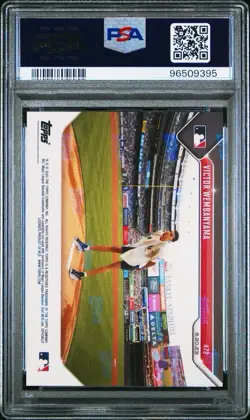 2023 Topps Now #472 Victor Wembanyama PSA 10 ROOKIE RC - Image 2