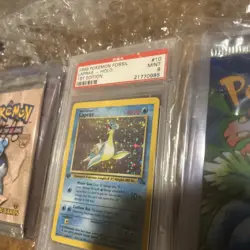 Rare!!🔥🔥Lapras Holo 10/62 Fossil 1st Edition PSA 9 MINT 1999 Pokemon WotC - Image 2