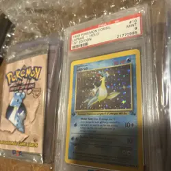Rare!!🔥🔥Lapras Holo 10/62 Fossil 1st Edition PSA 9 MINT 1999 Pokemon WotC - Image 3