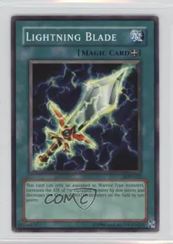 Lightning Blade Unlimited YuGiOh Labyrinth of Nightmare #LON-022 2003 READ - Image 1