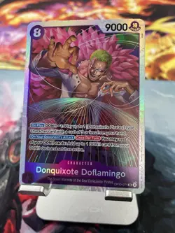 Donquixote Doflamingo SR OP10-071 Royal Blood One Piece CCG English Foil - Image 1