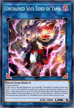 DUNE-EN049 Unchained Soul Lord Of Yama Ultra Rare 1st Edition YuGiOh Card - Image 1