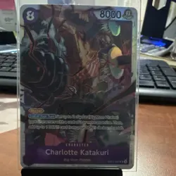 Charlotte Katakuri OP11-067 SR Blocker 8000 Power One Piece CCG EN Bandai - Image 1