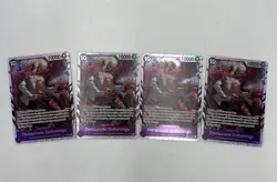 One Piece Donquixote Doflamingo (OP14-069) SR Playset The Azure Sea's Seven X 4 - Image 1