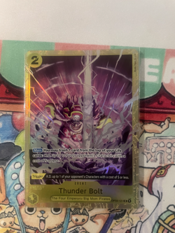 Thunder Bolt OP03-121 Best Selection vol.1 Alternative Art One Piece CCG - Image 1