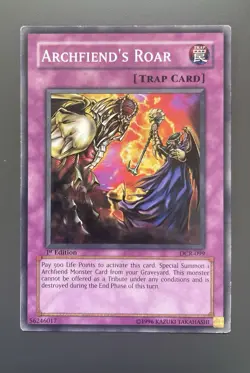 Yugioh Archfiend's Roar #DCR-099 Dark Crisis 1st edition - Image 1